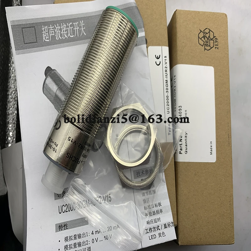 

Новый ультразвуковой датчик UC2000-30GM-E6R2-V15-Y234253 UC2000-30GM-E6R2-V15-Y234256 UC2000-30GM70S-2E2R2-V15 Оригинальный датчик