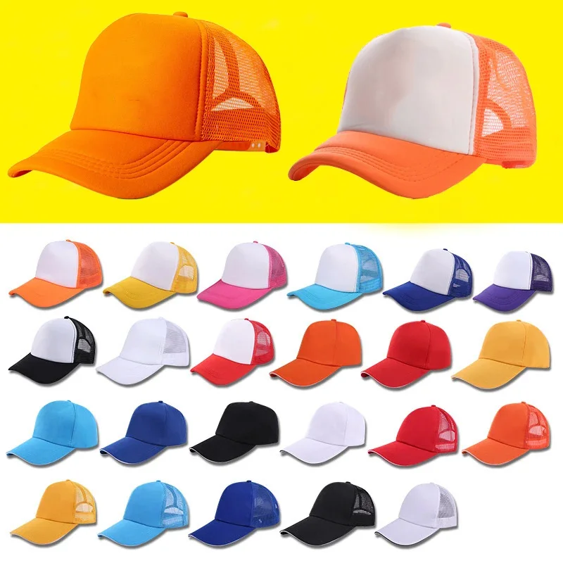 Polyester Mesh Trucker Hat Adjustable Dad Baseball Cap For Men Women Wholesale And Retail Of Unisex Hats