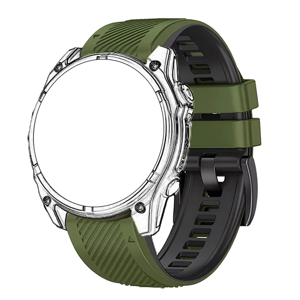26 مللي متر 22 مللي متر حزام ساعة سيليكون ل Garmin غريزة 3 45 50 مللي متر Fenix E 8 7X 7 Pro 6X 6 Pro ساعة ذكية QuickFit معصمه سوار