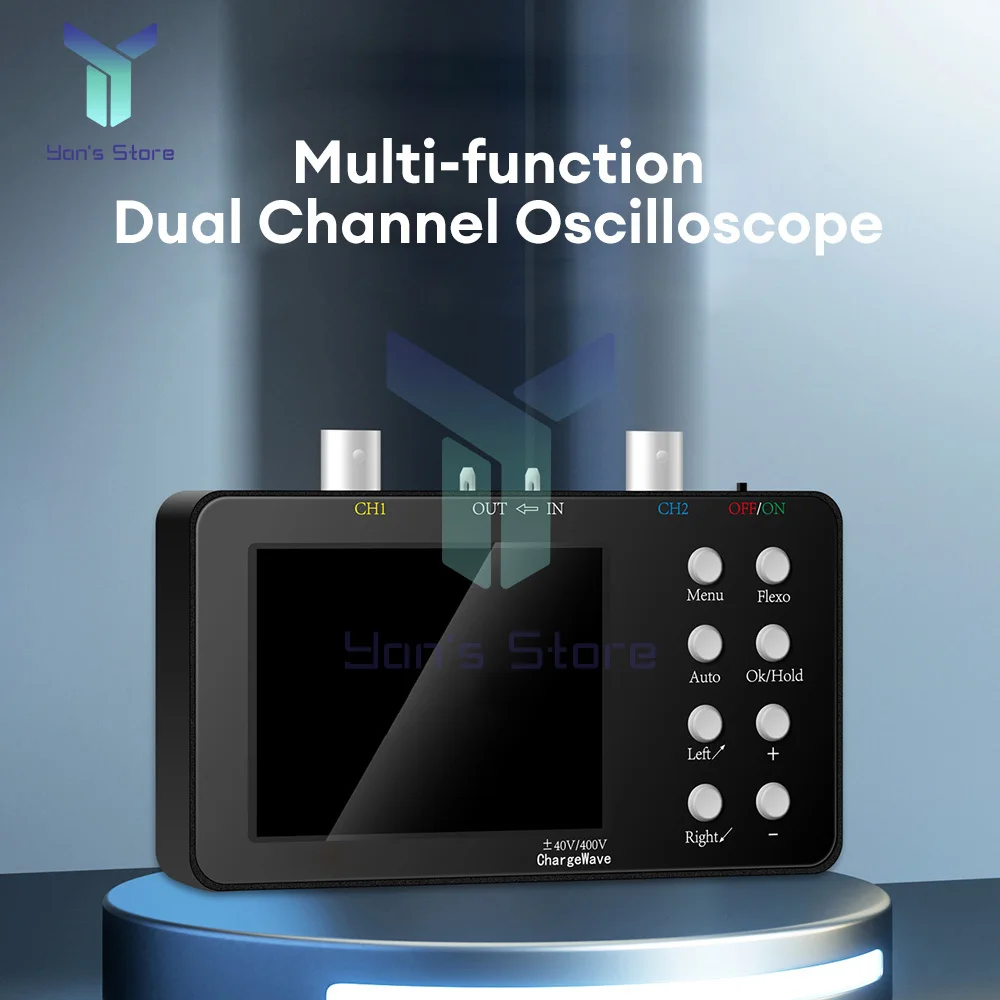 1 pz Digitale oscilloscopio Functie signal Generator 10MHz * 2 2.5ksa/S 2 In 1 Dual Channel oscillopop 10Mhz signal Generator