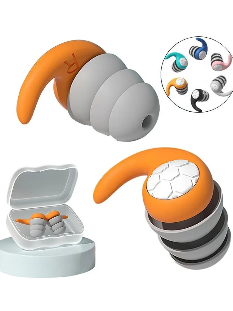 Bouchons d'oreille en silicone anti-bruit pour la natation, bouchons d'oreille étanches pour dormir, la plongée, le surf, le confort doux, la natation, le protecteur d'oreille
