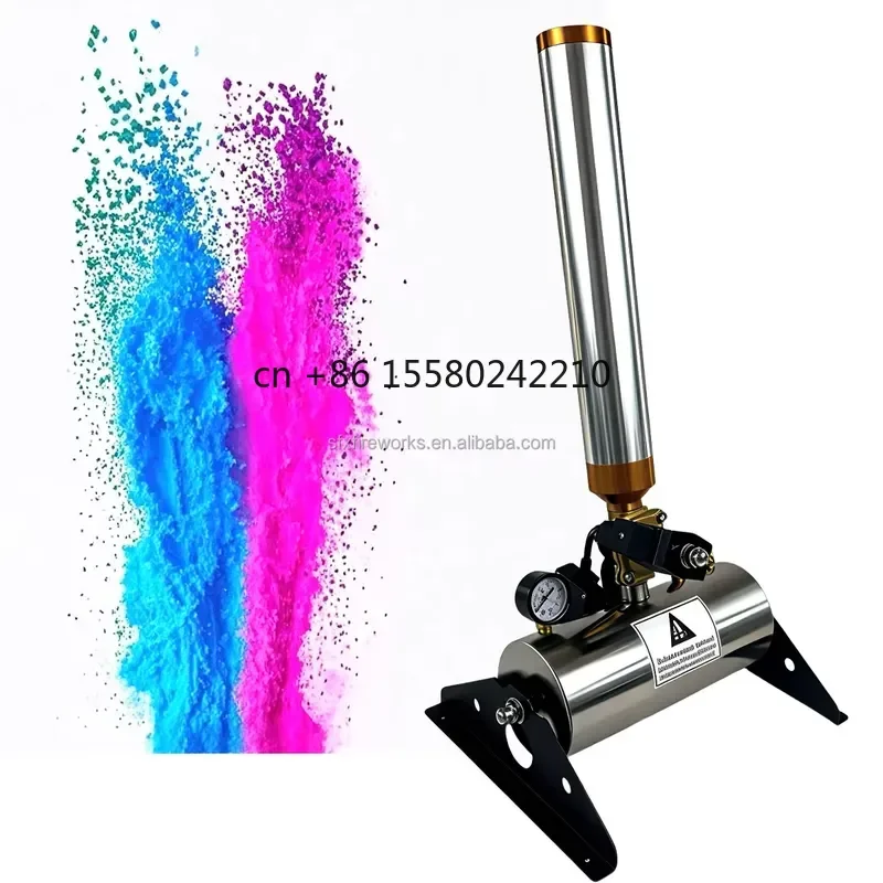 2026 hot for Stage High Altitude Salute Machine Electric Remote Control Stainless Steel Electronic Paper Spraying Machine