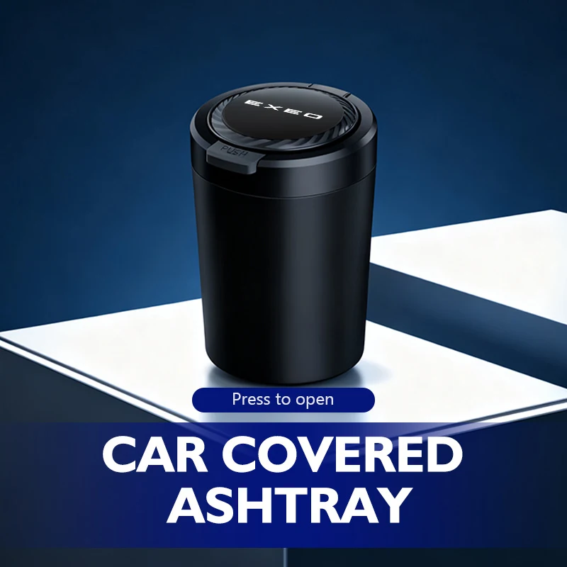 Universal Car Ashtray Garbag Can Multi-function Trash Bin For Seat Leon Ibiza Toledo Mk3 Mk2 FR Formentor Alhambra