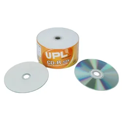 Wholesale 5 Discs UPL Grade A 700 MB Blank Printable CD-R Disc