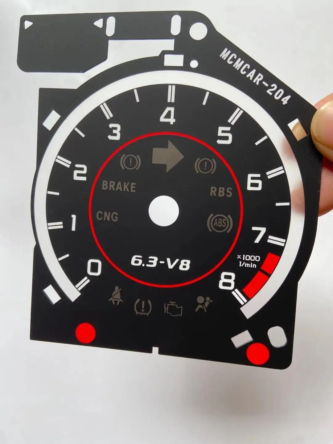 Gauge Overlay Facelift For Mercedes w204 AMG v8 6.3 Instrument Cluster Speedo Dial Faces 320KM/H