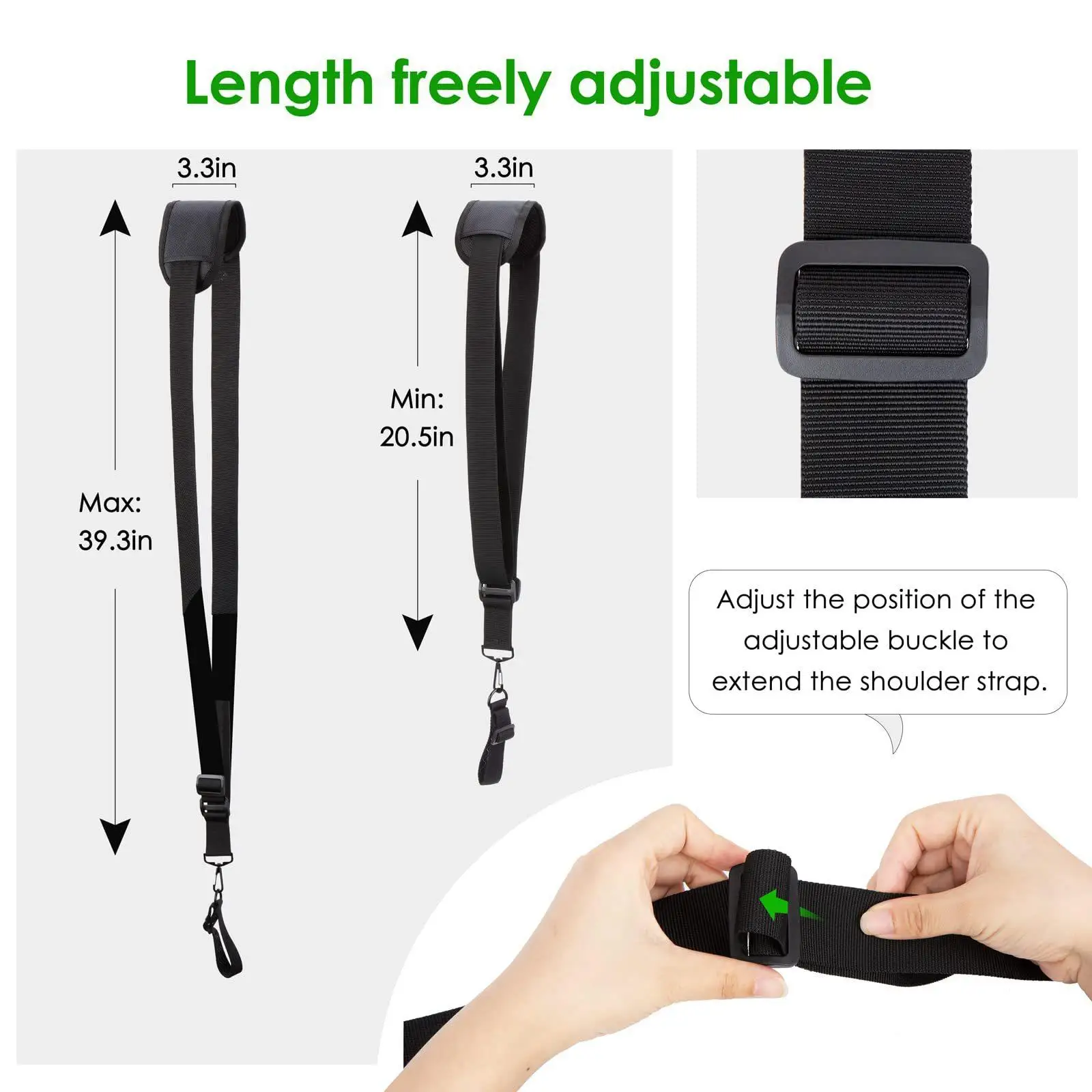 Grass Trimmer Shoulder Strap Nylon Adjustable Harness Portable Replacement Parts for Mini Grass Trimmer Garden Tool view 4