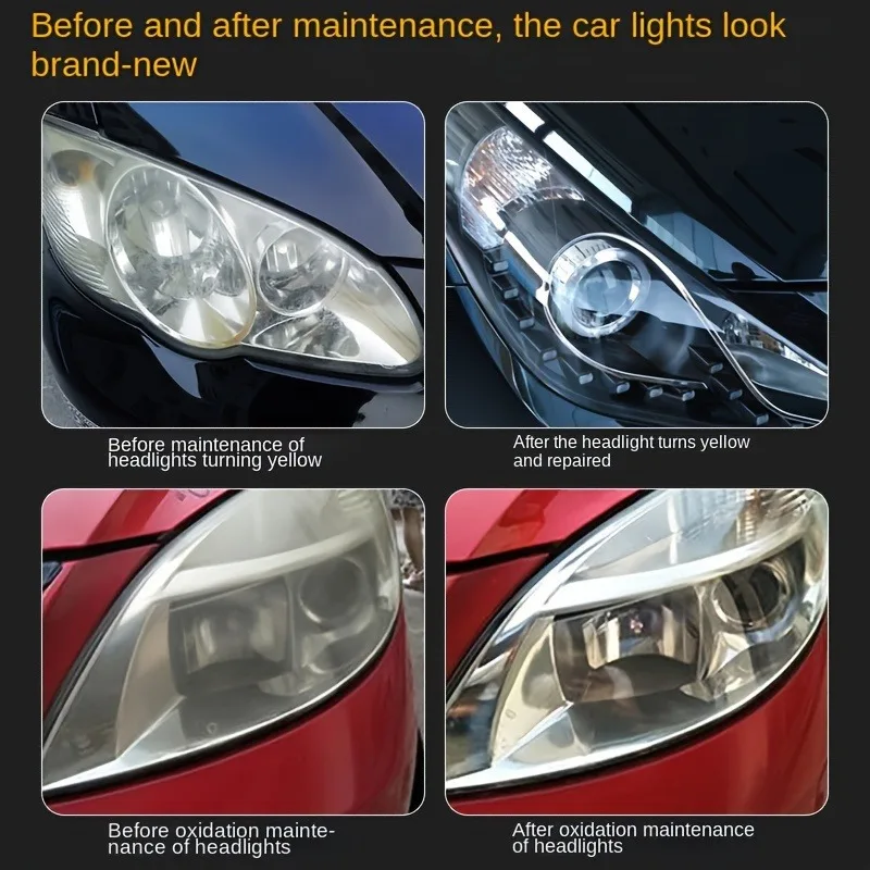 

Car Headlight Repair Liquid, Universal Heat Resistant Long Lasting Protective Headlight Repair Car Headlight Renovation Repair