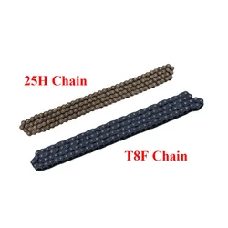 T8F 25H chain with Spare Master Link For Mini Dirt BIKE Quad ATV 47cc 49cc 2 Stroke Engine Minimoto Pocket Bikes Go Kart