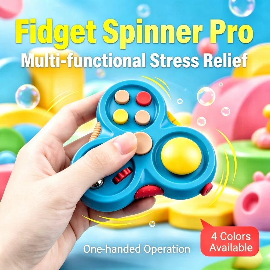 1PCS Fingertip Pad Game Controller, Rotating Disc Toy, Gyro Game Controller, Youth Creative Stress-Relieving Toy