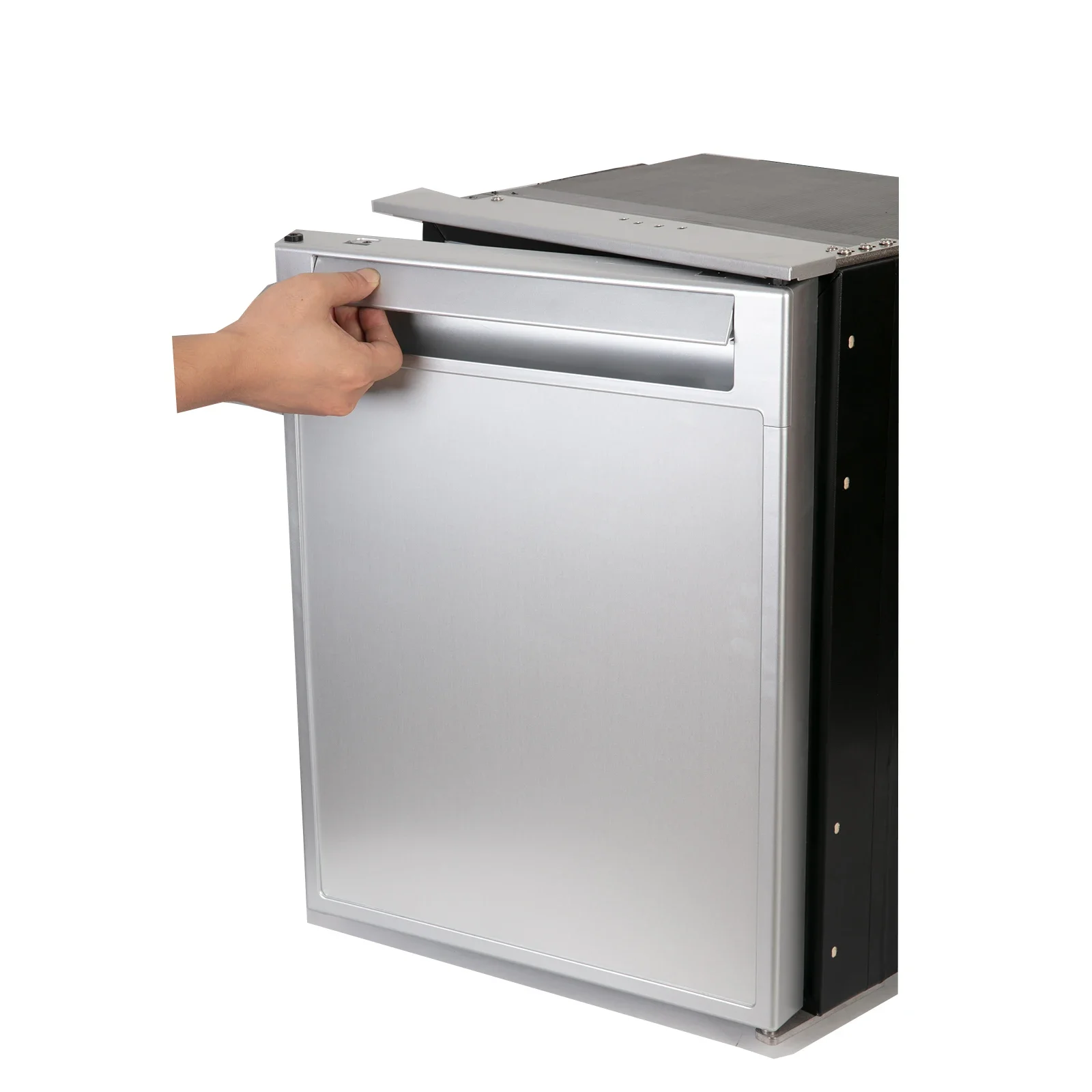 

Hot Sale 49 Liters Foam Door Compressor Mini Built-in DC12-24V RV Refrigerator Fridge Freezer