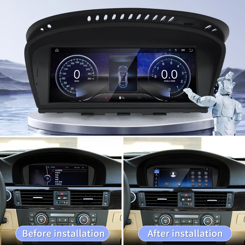 Linux System 8.8inch Display Screen For BMW 3/5 Series E60 E61 E90 E91 E92 E93 CCC CIC Wireless Carplay Android Auto Car Players