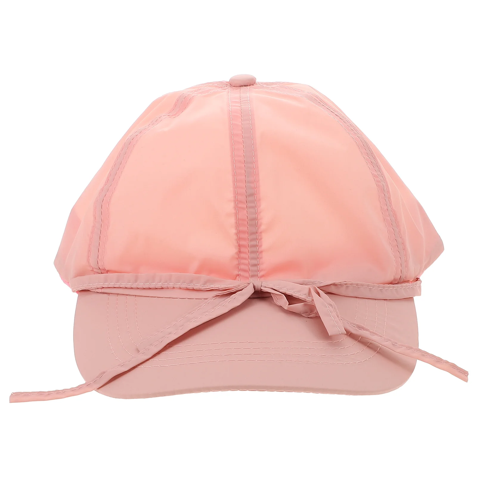 Bow Baseball Cap Retro Outdoor Hats for Women Beach Polyester Summer Cycling Girls Tennis