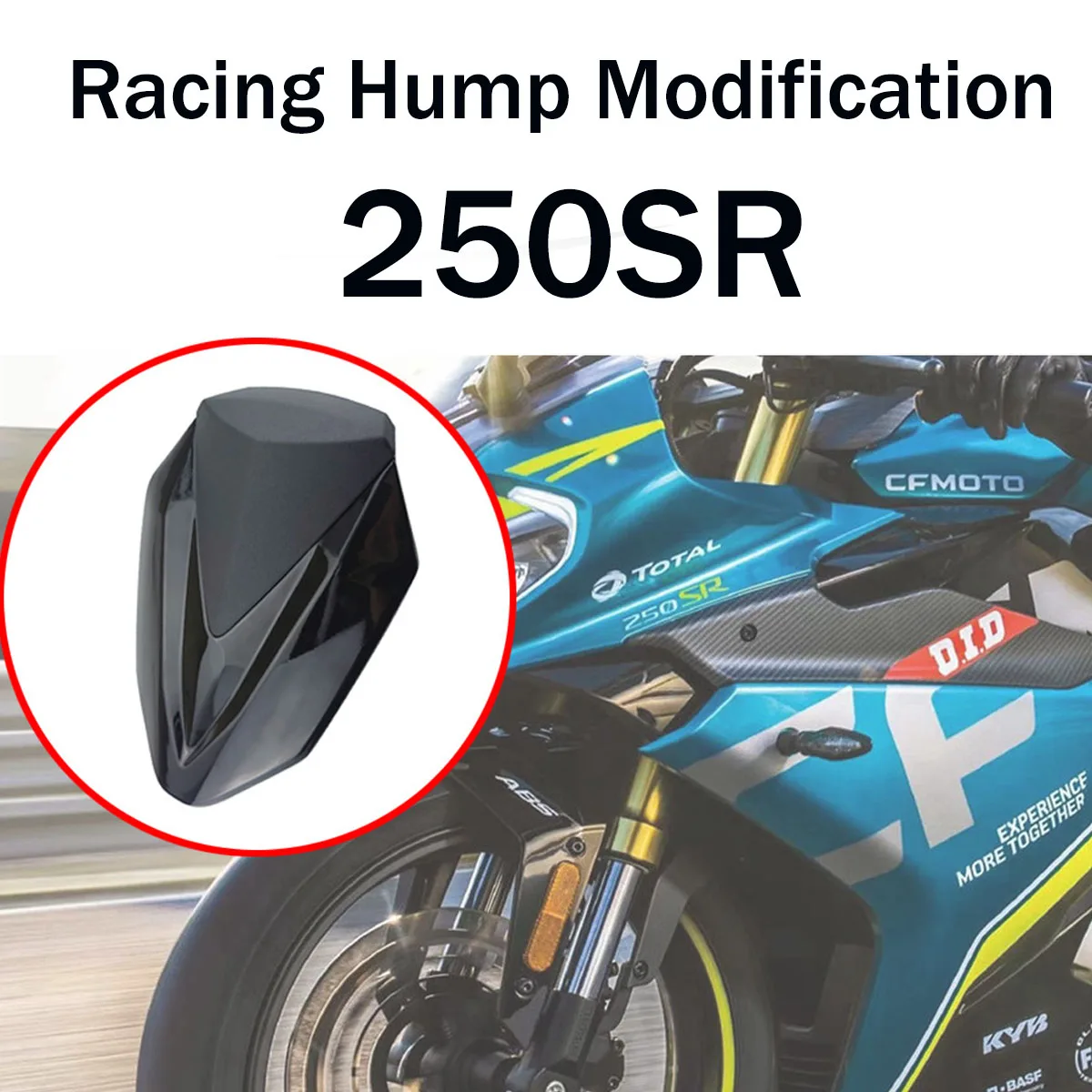 2019-2023 New Track advantages sports Rear Tail Cover Hump Case Rear Seat Hump Retrofit FOR CFMOTO 250SR SR250 SR 250 CF250