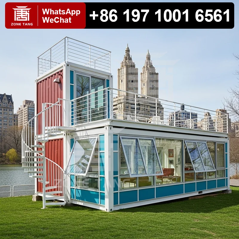 

Pre Built Homes Prebuilt Homes Flat Pack House Customize Color Manufactured Homes Eco-Friendly Office Fabricated Homes Anti Rust