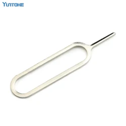 1000pcs/lot Sim Card Ejector Tool Sim Card Tray Eject Pin Key Tool for IPhone for Mobile Phones