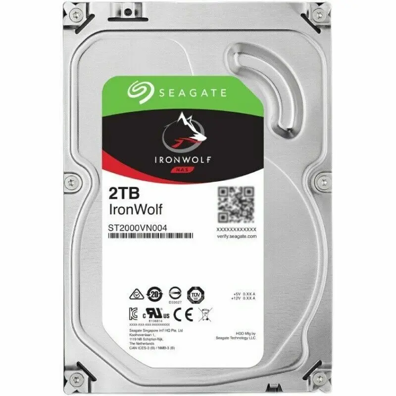 

Seagate ST2000VN004 IronWolf 2TB SATA 3.5" Internal Hard Drive HDD