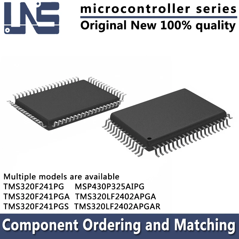 1PCS TMS320F241PG TMS320F241PGA TMS320F241PGS MSP430P325AIPG TMS320LF2402APGA TMS320LF2402APGAR QFP-64 14x20 microcontroller