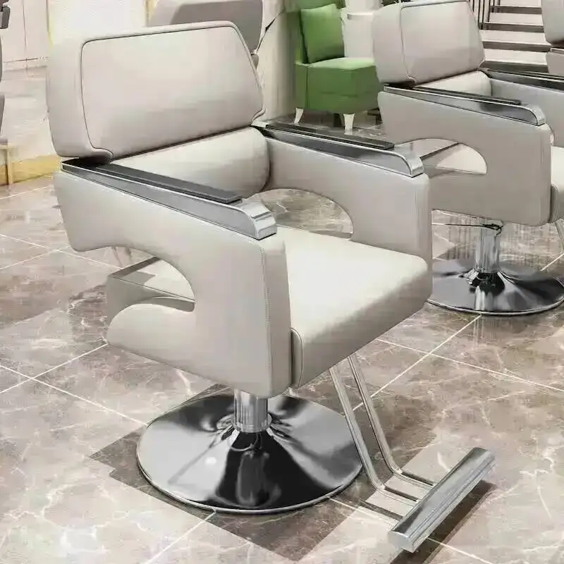 Hairdressing Recliner Simplicity Comfort Chairs Beauty Barber Makeup Barber Chairs Adjustable Chaise Coiffeuse Furniture QF50BC