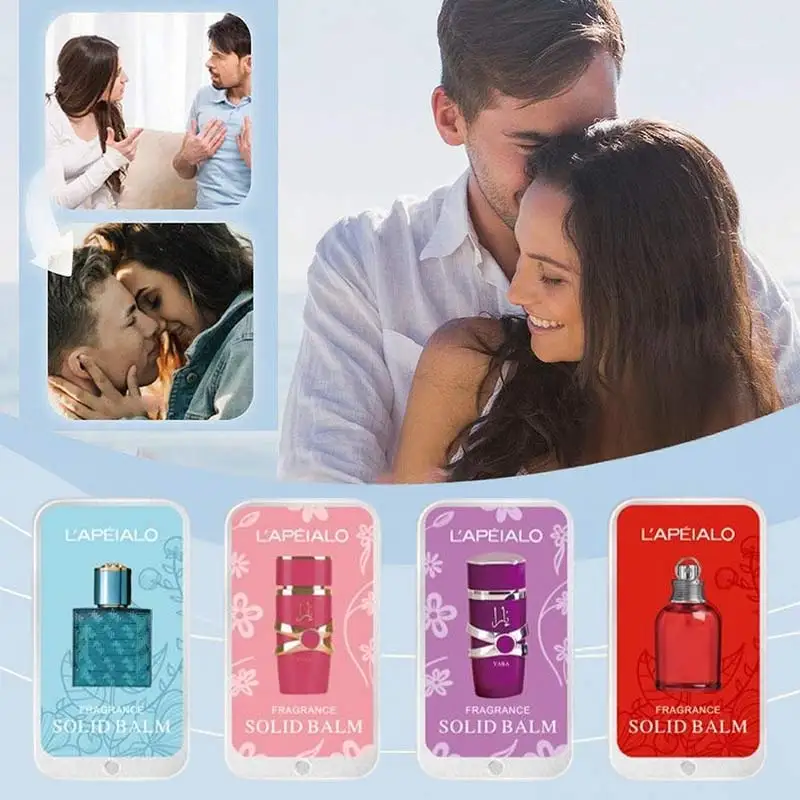 

Unisex Arab Body Pheromone Perfume Solid Balm Long Lasting Fragrance Deodorant Portable Pocket Solid Perfume Cologne Fragrance
