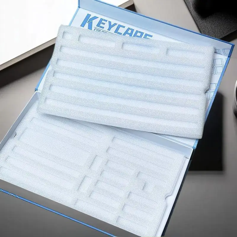 Keycap Storage Box Tray Mechanical Keyboard Keycap Transparent Dustproof Display Box