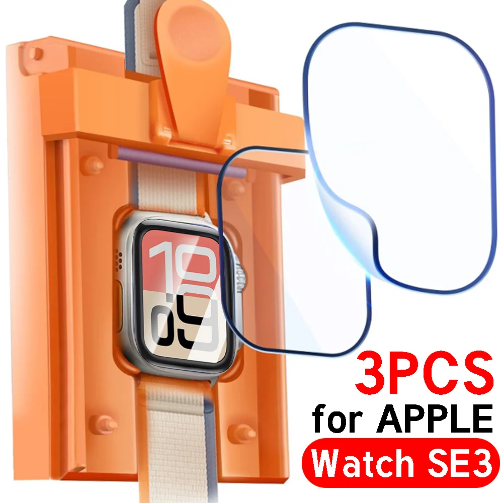 

Easy Installation Screen Protectors for Apple Watch SE3 40mm 44mm HD Clear Anti-scratch Protective Films for Apple Watch SE3