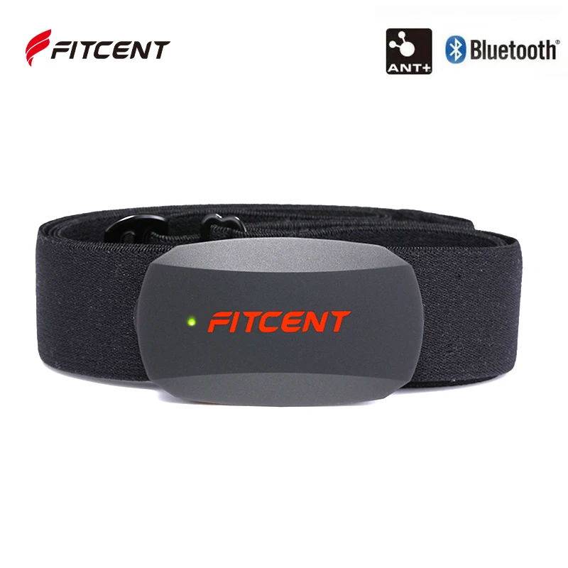 Fitcent-Monitor de ritmo cardíaco para bicicleta, correa de pecho ANT +, Bluetooth, Sensor de frecuencia cardíaca para ordenador deportivo, Para