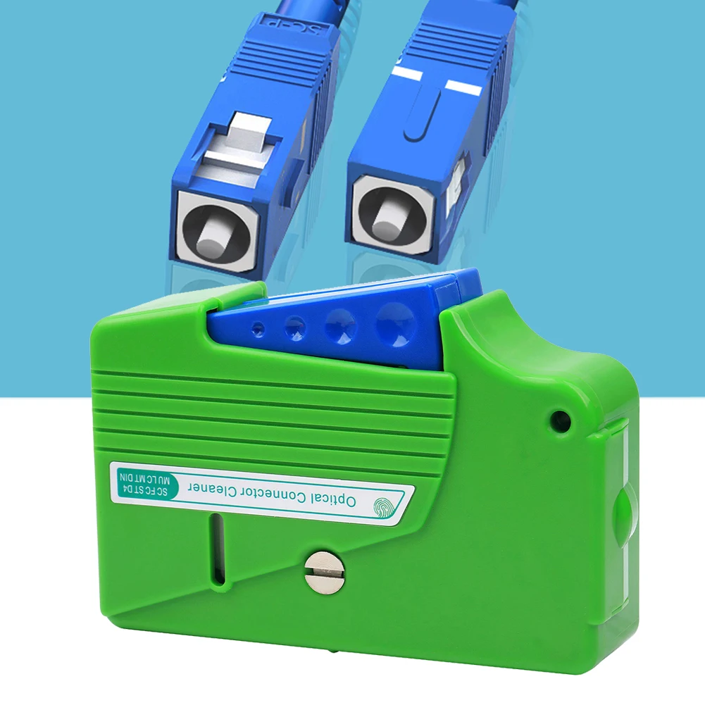 Pigtail Cleaning Box Fiber Optical Connector Cassette Cleaner Tools for SC FC ST