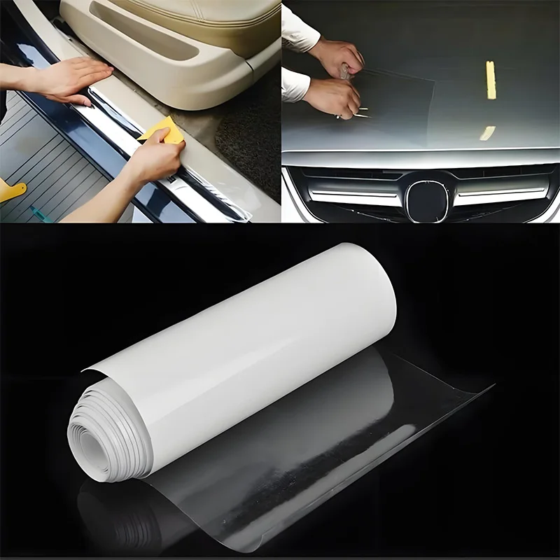 Pellicola protettiva antimacchia anti vernice gialla trasparente TPU lucido autorigenerante protezione PPF carrozzeria 1,52x15M rotolo
