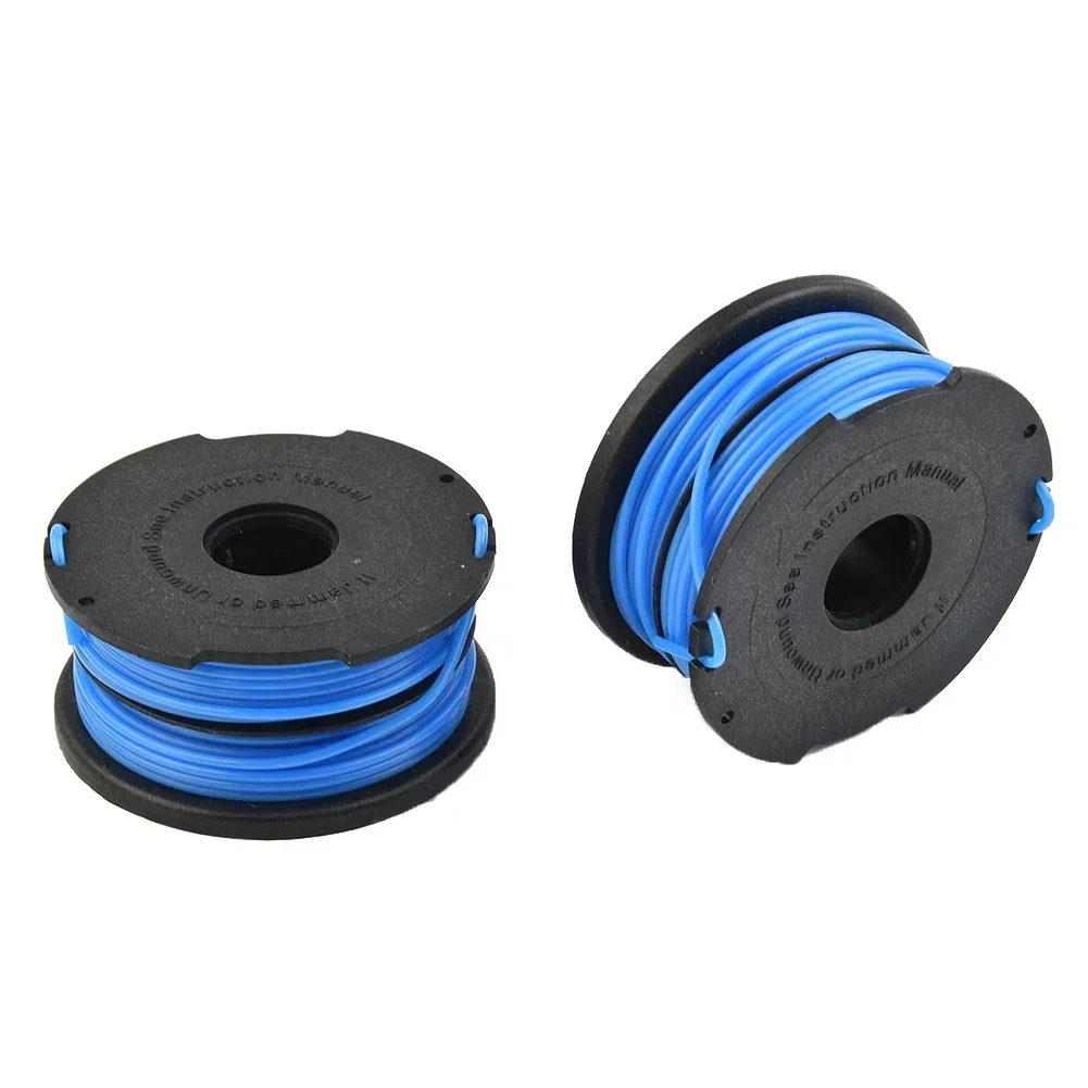 2pcs/6pcs Trimmer Spool Line Black For Black & Decker GL315 GL350 GL337 GL337SB GL546 GL650 GL660 GL670 GL680 GL685 GL687 GL690