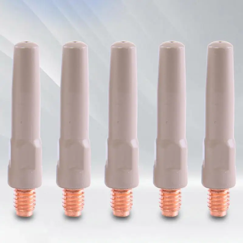 Welder Nozzle 10PCS Welding Torch Replacement Parts Tip Non-Stick Coating Welding Accessory For Slag Protection