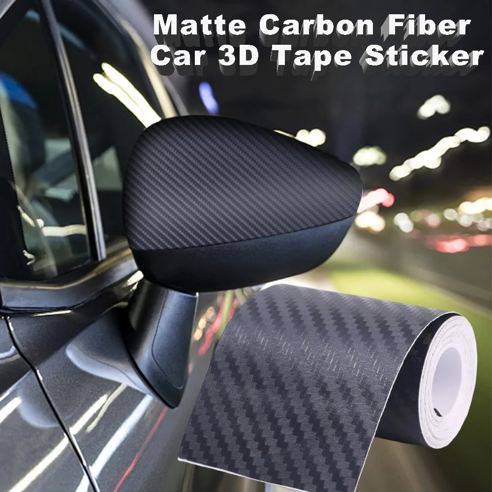 

1pcs Carbon Fiber Bicycle Car Stickers MTB Road Bike Frame Protection Sticker Tapes Auto Door Sill Side Mirror Anti Scratch Tape