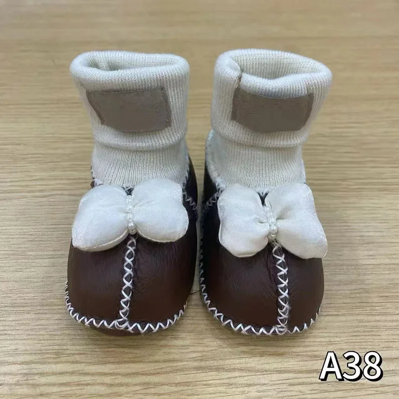 New Fur Integrated Cute And Warm High-quality Baby Shoes A Series