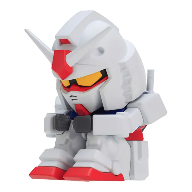 Bandai Gundam Capsule Toy Rx 78 2 Original L Size Collectible Figure Sitting Pose Desktop Ornament For Adult Anime Collectors view 4