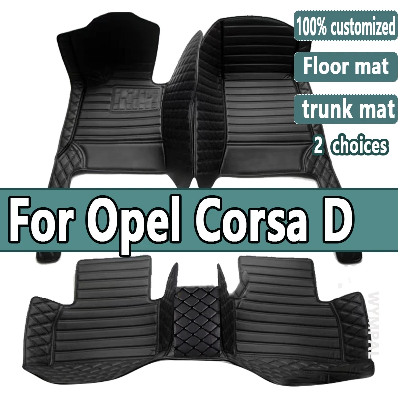 Car Floor Mat For Opel Corsa D 2007~2014 Waterproof Rug Cubre Pisos Para Autos Car Mat Floor Interior Decoration Car Accessories