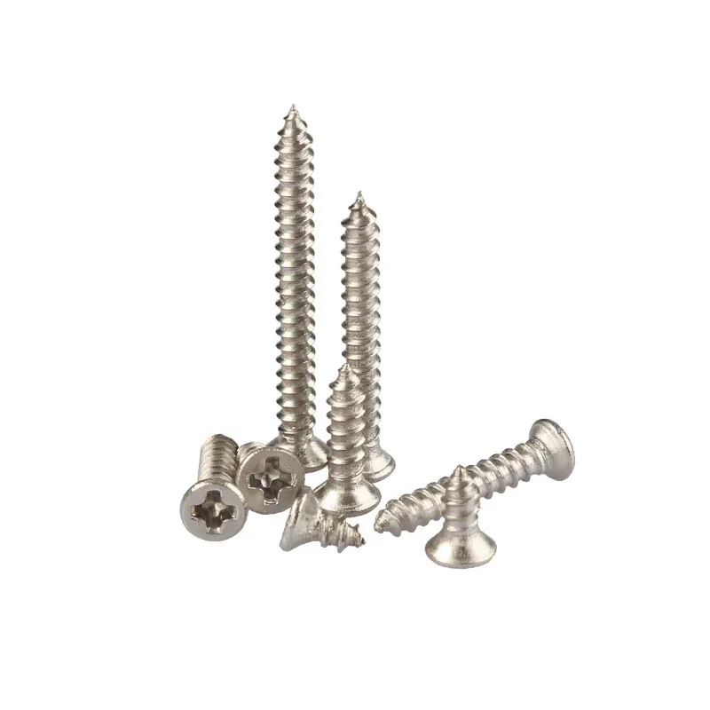 800pcs M2 Self Tapping Screws Carbon steel nickel plated Ultrathin Cross Phillips Ultra Thin Flat Head Self Tapping Wood Screw