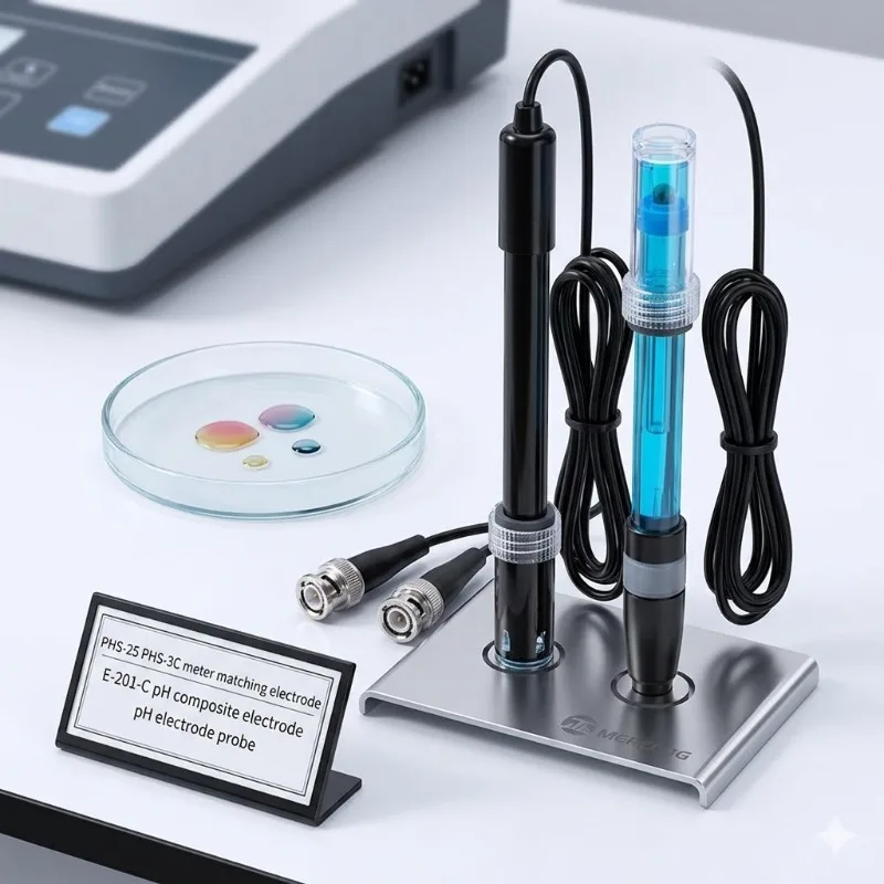 PHS-25 PHS-3C meter matching electrode E-201-C pH composite electrode pH electrode probe