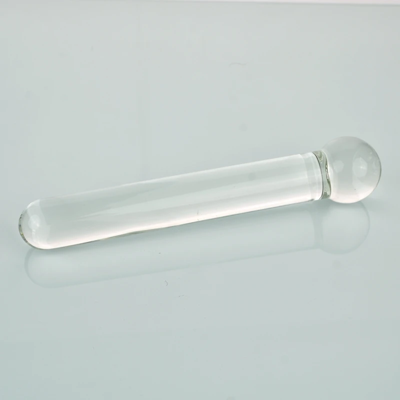 Wholesale Mini Size Cheap New Cute Transparent Masturbation Glass Penis Dildo Sex Toy/Clear Glass Dildo/Crystal Dildo for Home