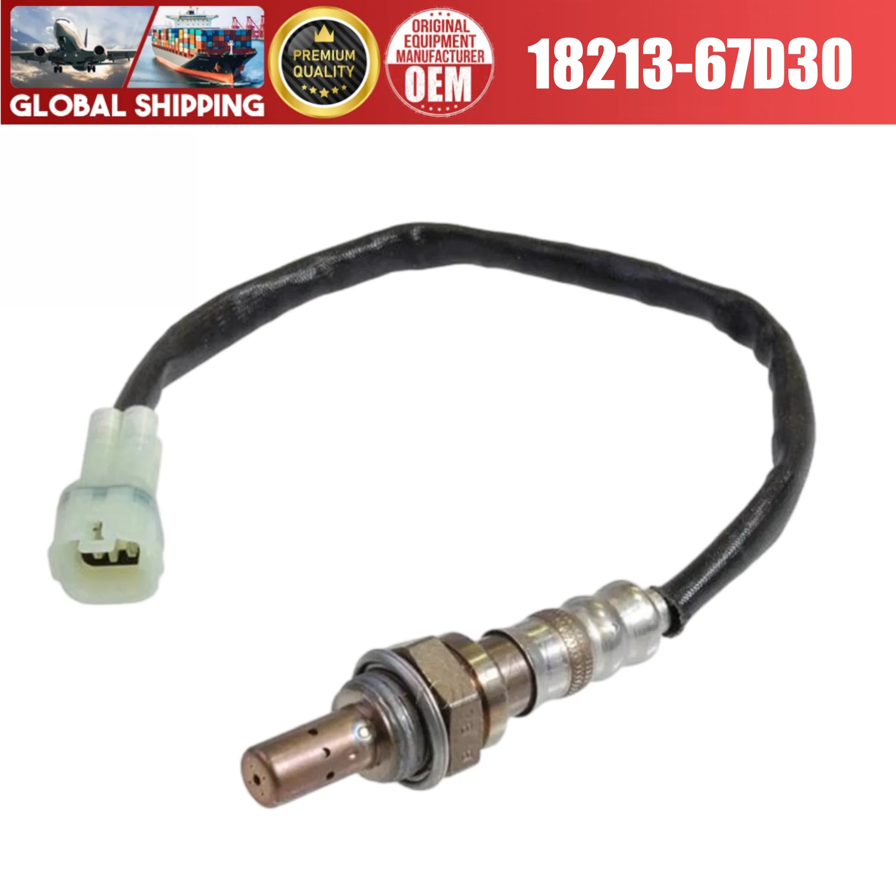 Capteur d'oxygène 18213-67D30 compatible avec SUZUKI Grand Vitra Jimny Baleno Esteem 1998-07