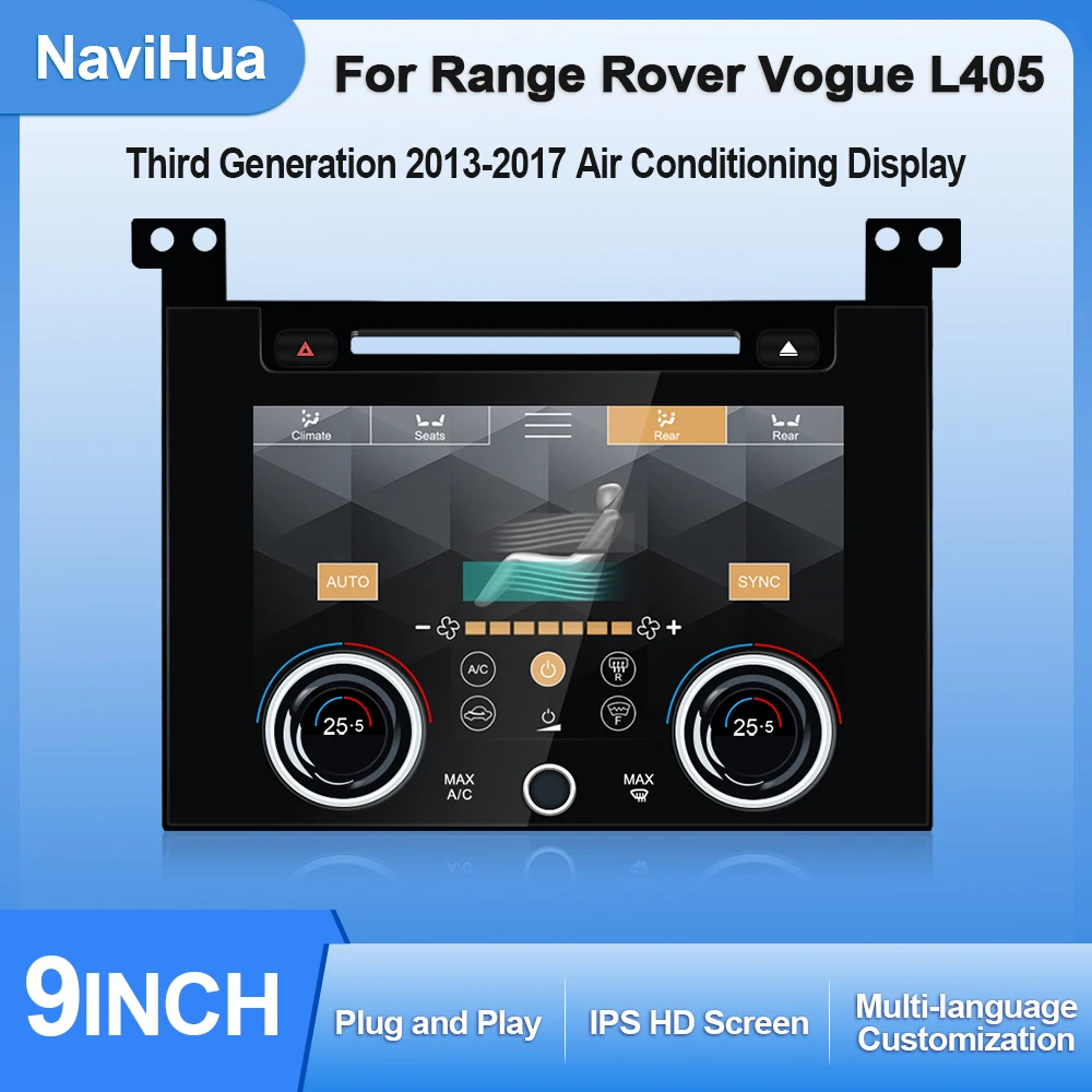 

New Upgrade 9 inch Air Conditioning Touch Screen AC Climate Control Panel LCD Screen Panel For Range Rover Vogue L405 2013 2017