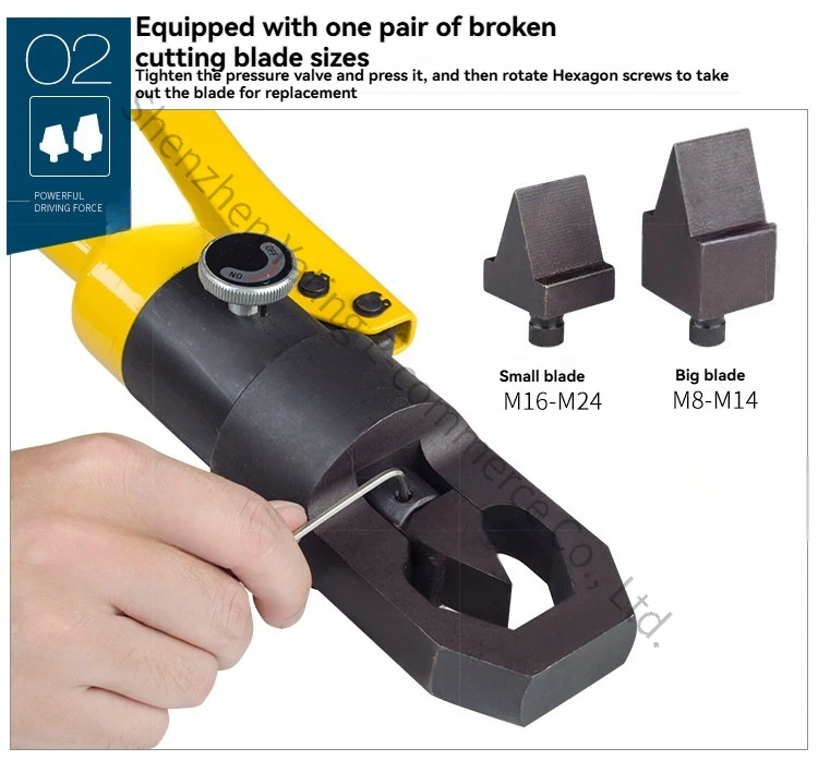 Hydraulic Nut Cutting Machine Special  Integral Hydraulic Nut Cutter Nut Splitter Cutter, Manual Crusher Splitting