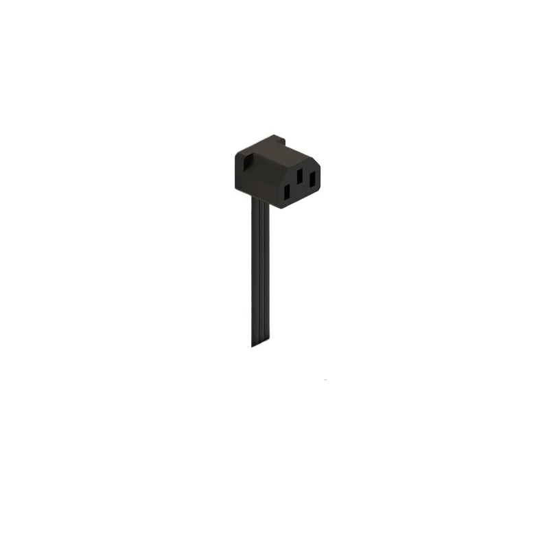 For Computer Power Supply 90 Degree Elbow Extension Cable, Ultra-thin and Ultra-soft Male and Female Plugs
