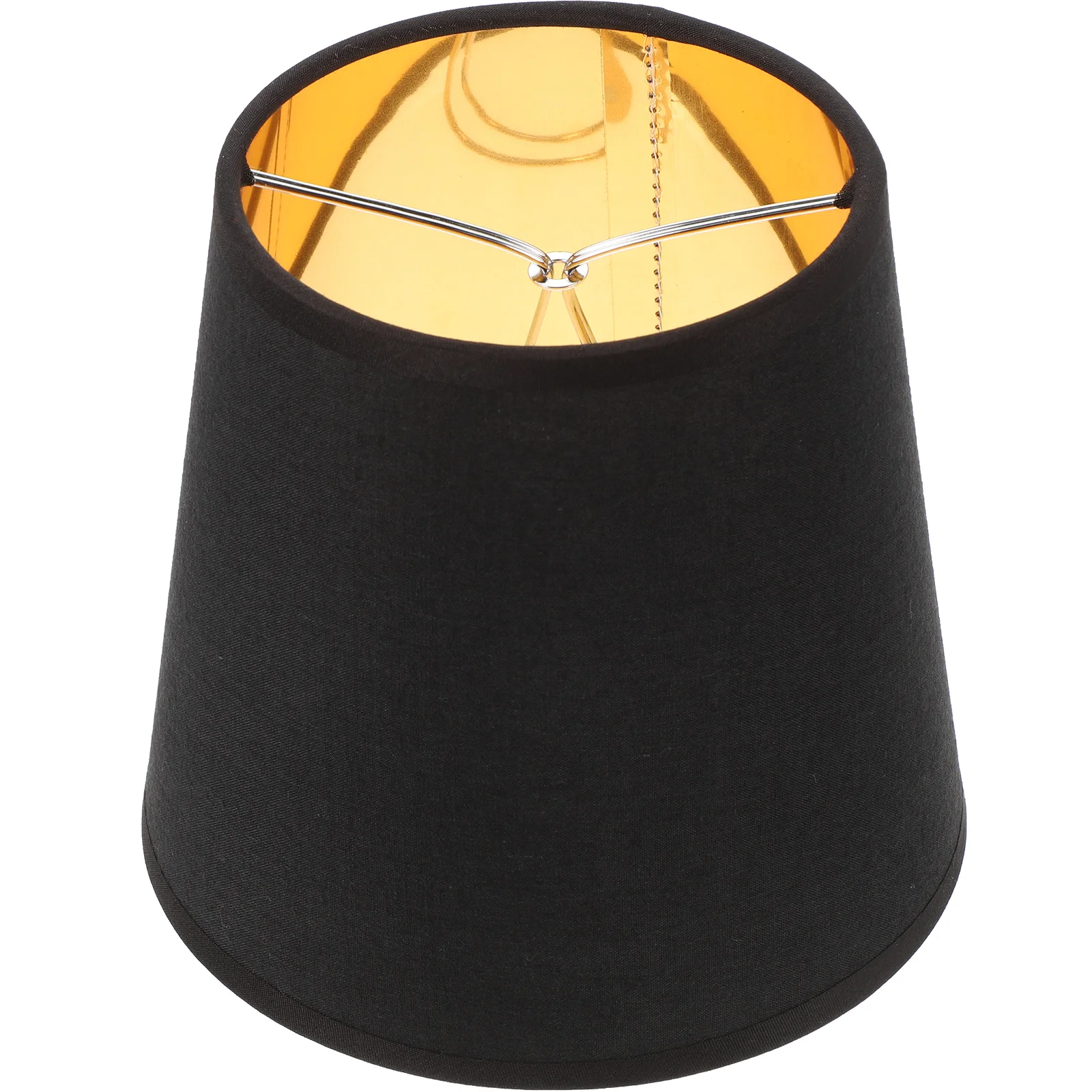 

Desk Fabric Lampshade Retro Decor Lampshades for Table Chandelier Clip-on Black Cloth