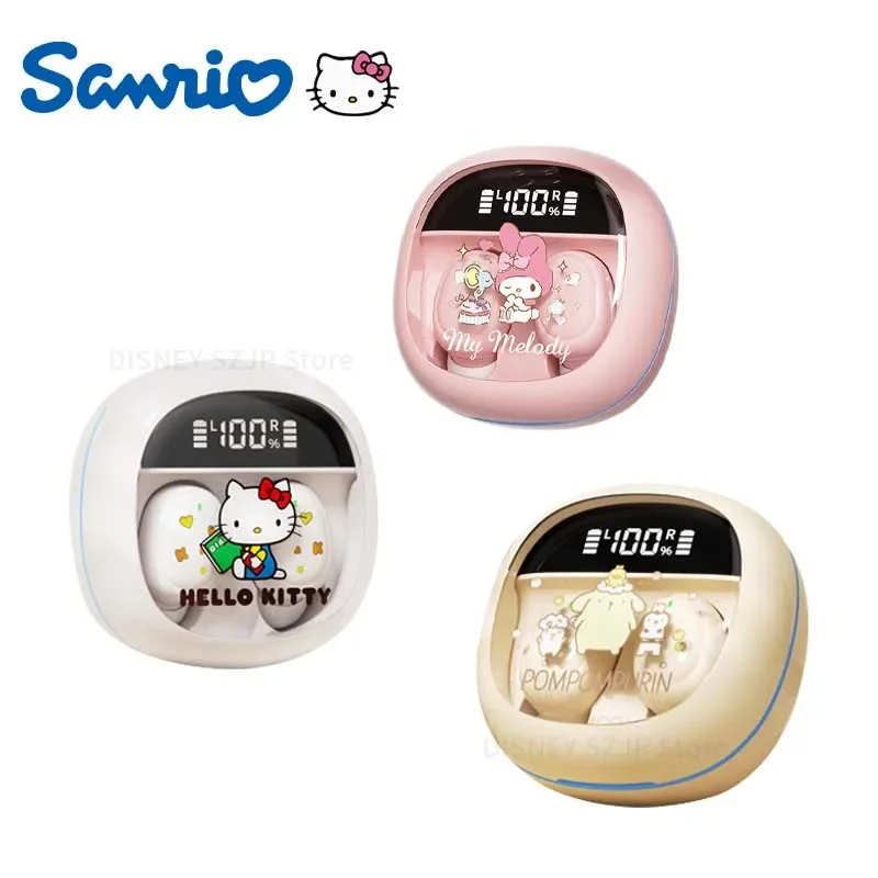 Sanrio M41 TWS Earbuds Hello Kitty Wireless Earphones Bluetooth 5.4 My Melody Sport HIFI Sound Gaming Headphones Anime Cartoon