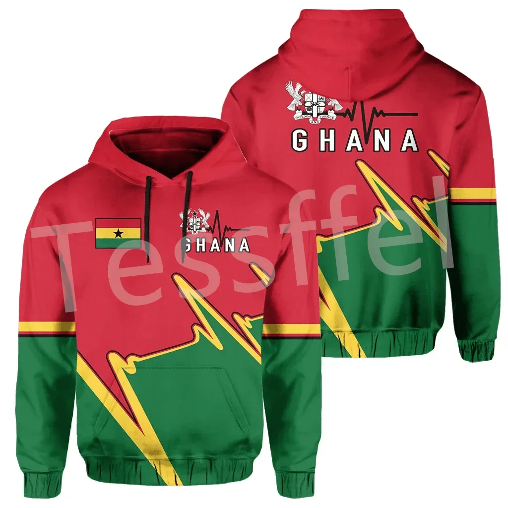 

Tessffel Black History Africa County Ghana Kente Tribe Tattoo Tracksuit 3DPrint Men/Women Streetwear Casual Pullover Hoodies X8