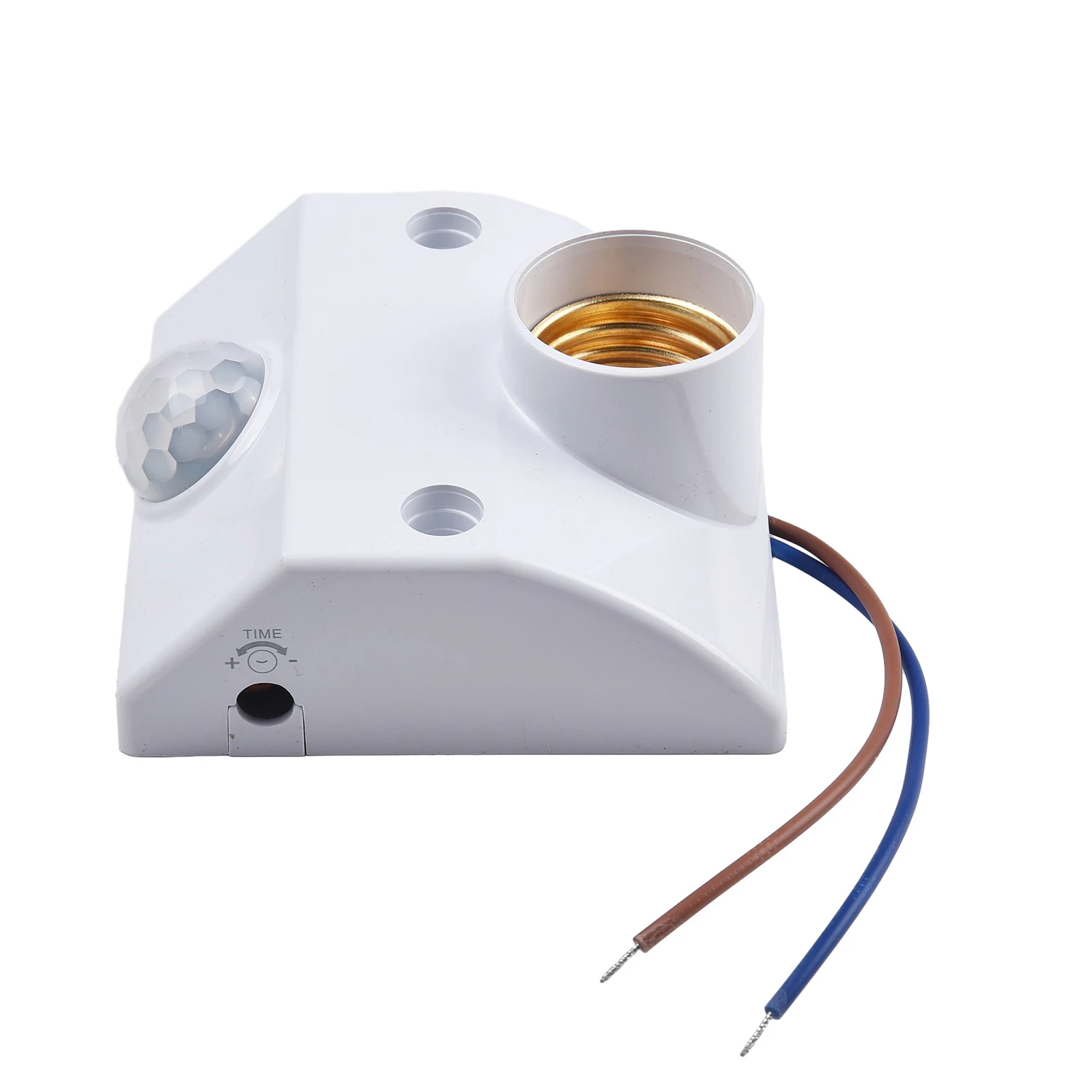 Imagem -02 - Pir Sensor de Movimento Tomada de Luz Suporte Automático da Lâmpada Armário Escadas Corredores Ferramenta Despensa Acessórios Lâmpada E27 ac 110240v