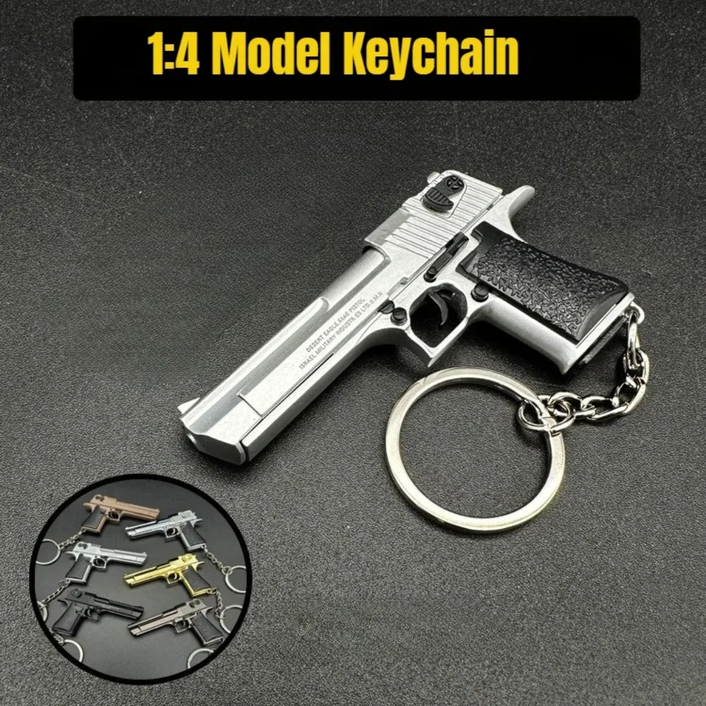 Hot Sale Metal Keychain Ornaments 1:4 Personalized Creative Keychain Ring Ring Shoulder Bag Accessories Pendant Men's Gift