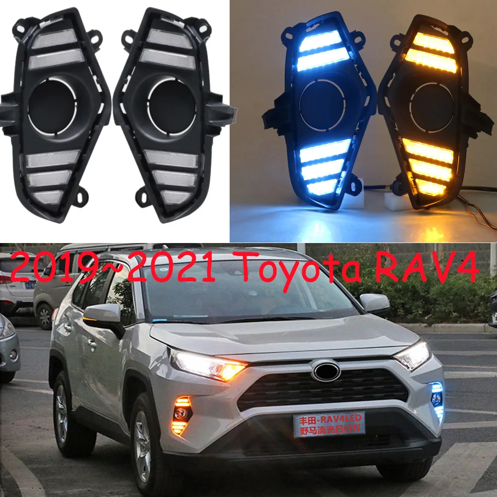 

2019 ~ 2020летняя фара для TOYOTA RAV 4 RAV4, дневная фара, автомобильные аксессуары, светодиодная фара DRL для rav4 rav 4, противотуманная фара