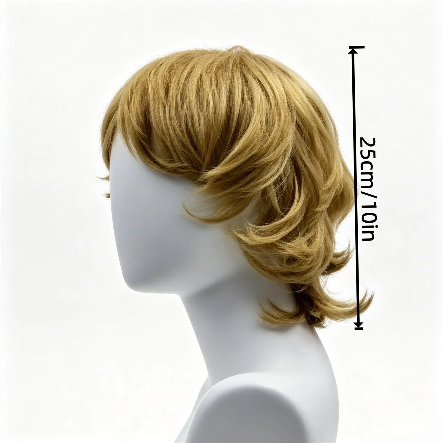 Short Bob Wig 10 Inch 1B Natural Black Heat Resistant Synthetic Wig For Women With Bangs