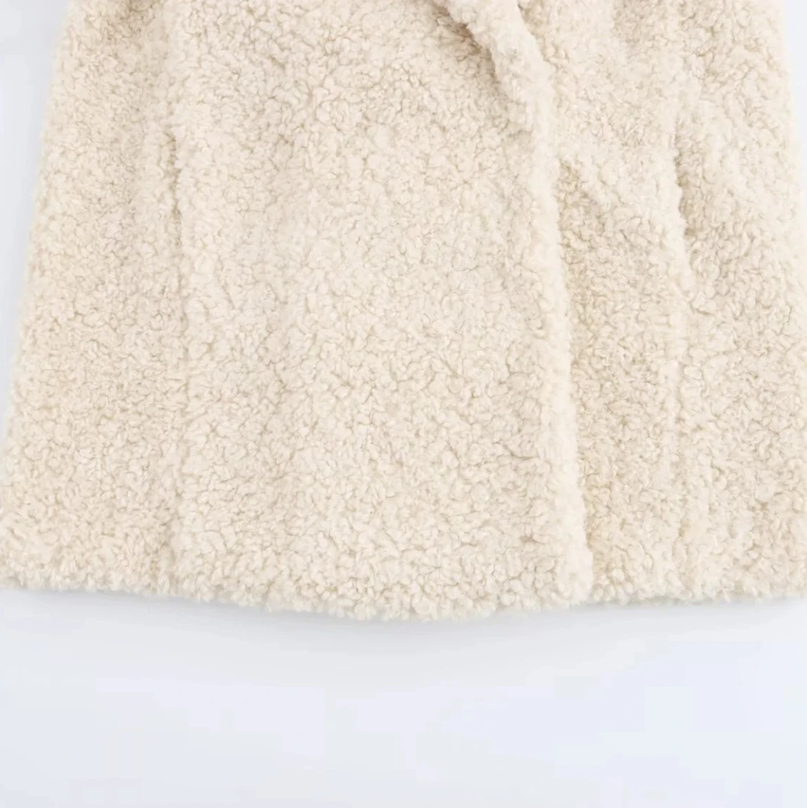 Herbst Neue frauen Casual Modische Einfache Vielseitig Lose Revers Langarm Stilvolle Faux Pelz Effekt Mantel