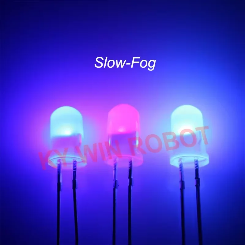 20szt/lot F5 5mm Szybka/Slow RGB Flash Czerwony Zielony Niebieski Tęczowy Wielokolorowy Dioda elektroluminescencyjna Okrągła Dioda LED Pełny Kolor DIY